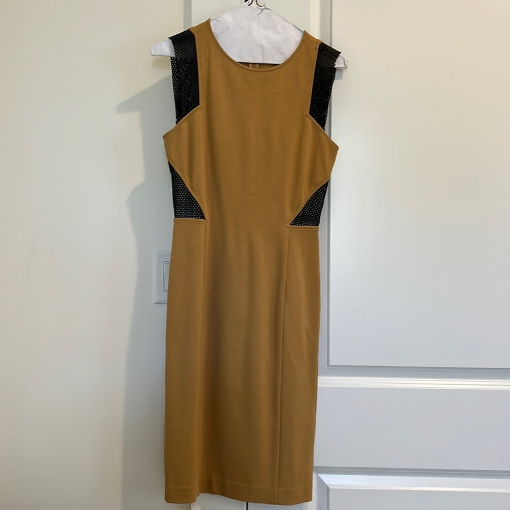 A classic dress.  With black trim.